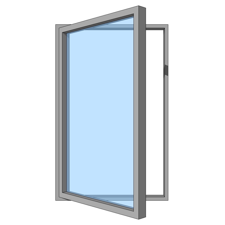 Fire Rated Casement Inswing and Outswing Steel Windows by Thermally Broken Steel USA