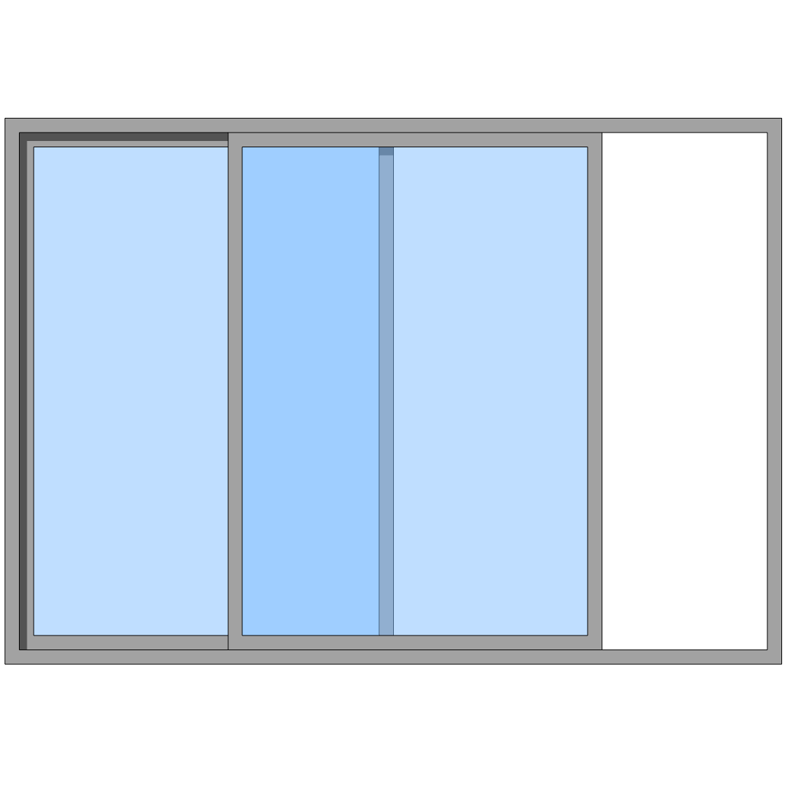 Fire Rated Sliding Steel Windows by Thermally Broken Steel USA